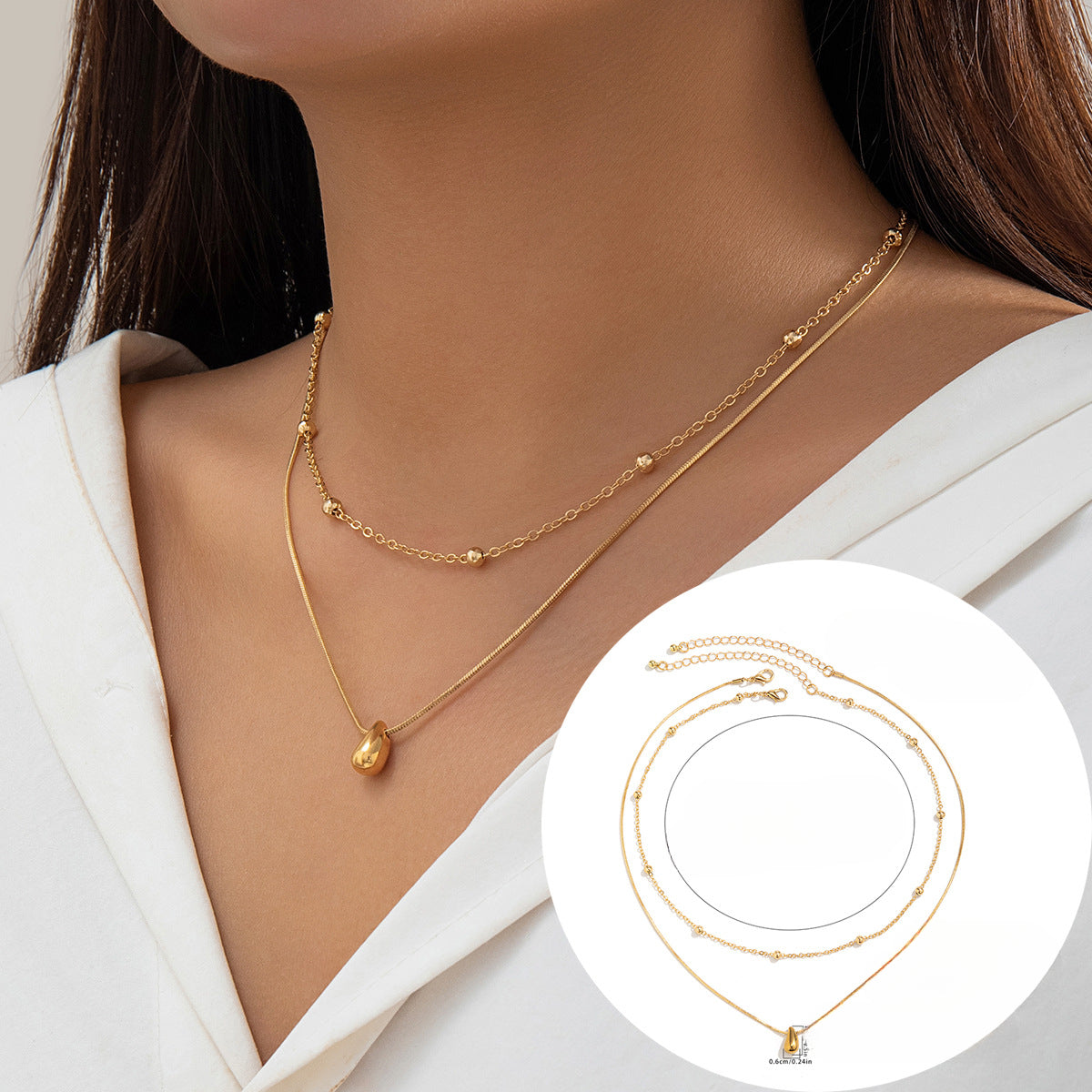 Wholesale Teardrop Comma Metal Accessories